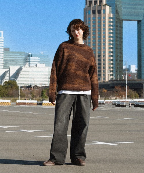 セール】ASSORT SHAGGY KNIT / アソートシャギーニット（ニット