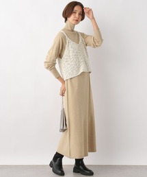 LEPSIM | ビスチェセットニットワンピース　970837(ワンピース)