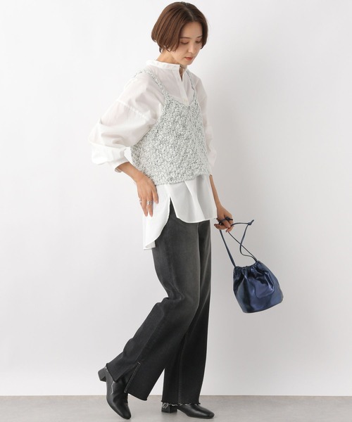 LEPSIM（レプシィム）の「ビスチェセットニットワンピース　970837（ワンピース・レディース・アイボリー/ブラック・FREE）」の12枚目の写真