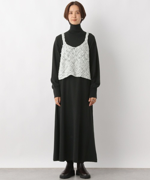 LEPSIM（レプシィム）の「ビスチェセットニットワンピース　970837（ワンピース・レディース・アイボリー/ブラック・FREE）」の16枚目の写真