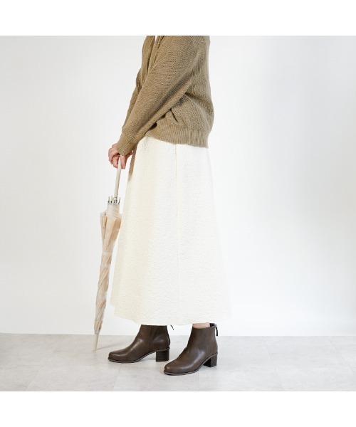 Piedi Nudi（ピエディヌーディ）の「バックファスナー ビンテージ調 ショートレインブーツ（レインシューズ・レディース・ブラウン/ブラック系その他/ダークブラウン/ブラック・S/M/L/LL）」の16枚目の写真