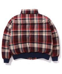 A BATHING APE（アベイシングエイプ）の「BAPE CHECK DOWN JACKET L