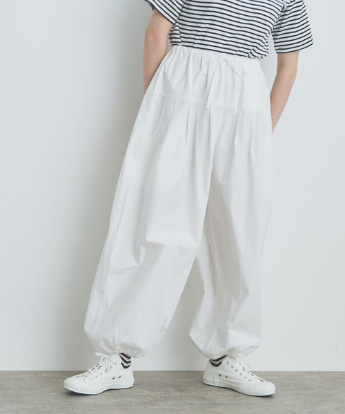 bulle de savon（ビュルデサボン）の「tuck tuck パンツ（その他パンツ・レディース・カーキ/ホワイト/ブルーグレー・FREE）」の7枚目の写真