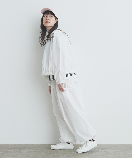 bulle de savon（ビュルデサボン）の「tuck tuck パンツ（その他パンツ・レディース・カーキ/ホワイト/ブルーグレー・FREE）」の19枚目の写真