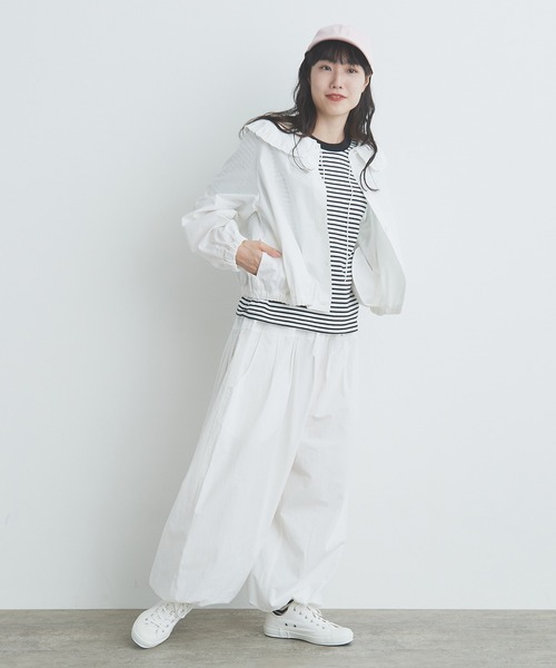 bulle de savon（ビュルデサボン）の「tuck tuck パンツ（その他パンツ・レディース・カーキ/ホワイト/ブルーグレー・FREE）」の17枚目の写真