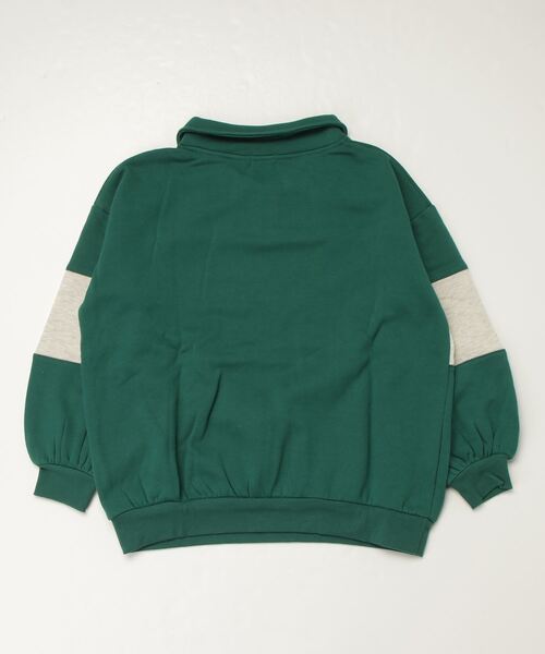 ふわり☆新品 ラブトキシック☆裏起毛スウェット 140 150 160 セール】【裏起毛】バイカラーハーフZIPスウェット（スウェット