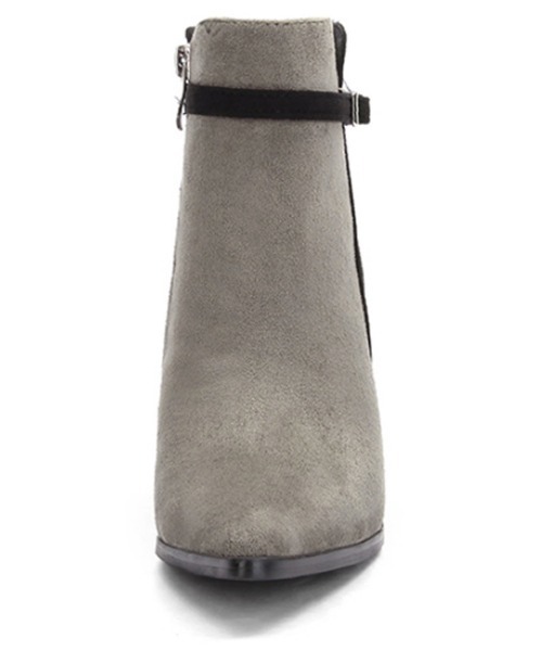 Miniministore(ミニミニストア)の「ショートブーツ レディース(ブーツ・レディース・グレー/ブラック・22.5cm/23.5cm/24.0cm/24.5cm/23.0cm/22.0cm)」の12枚目の写真