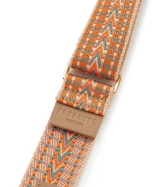 TREASURE TOPKAPI(トレジャートプカピ)の「【TREASURE TOPKAPI】オリジナル ショルダーベルト 38mm(ショルダーバッグ・レディース・ホワイト/オレンジ/グレイッシュベージュ/その他・FREE)」の8枚目の写真
