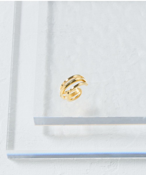 SV925 ユニセックス スリーライン イヤーカフ（イヤーカフ）｜Jewel closet by L&Co.（ジュエルクローゼットバイエルアンドコー）