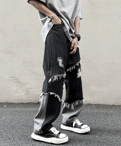 VIBGYOR（ヴィブジョー）の「デニムパンツ(BL)（デニムパンツ・メンズ・ブラック・MEDIUM/LARGE）」の3枚目の写真