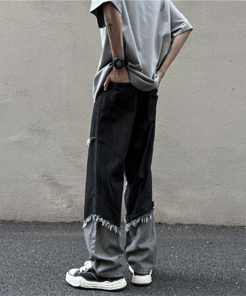 VIBGYOR（ヴィブジョー）の「デニムパンツ(BL)（デニムパンツ・メンズ・ブラック・MEDIUM/LARGE）」の4枚目の写真