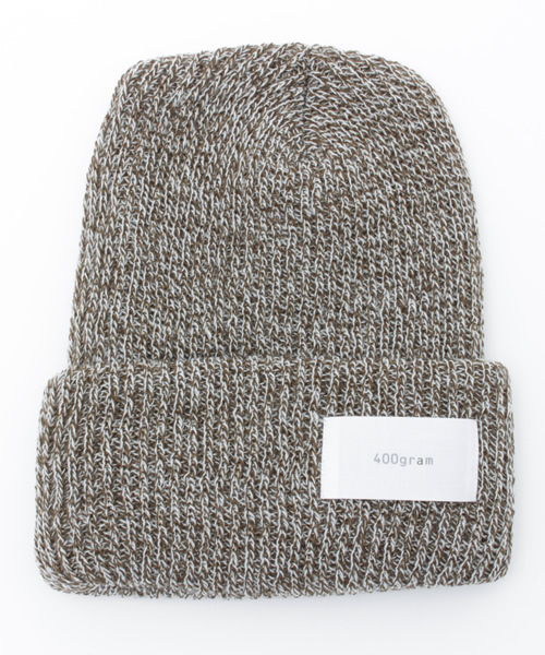 CIAOPANIC(チャオパニック)の「【400gram】KNITCAP(ニットキャップ/ビーニー・レディース・ライトベージュ/ブルー/カーキ/ブラック/オフホワイト/ライトグレー/チャコールグレー/グレー/ボルドー・FREE)」の7枚目の写真