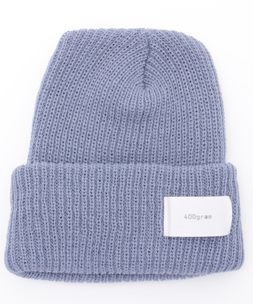 CIAOPANIC(チャオパニック)の「【400gram】KNITCAP(ニットキャップ/ビーニー・レディース・ライトベージュ/ブルー/カーキ/ブラック/オフホワイト/ライトグレー/チャコールグレー/グレー/ボルドー・FREE)」の8枚目の写真