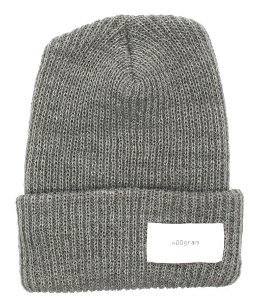 CIAOPANIC(チャオパニック)の「【400gram】KNITCAP(ニットキャップ/ビーニー・レディース・ライトベージュ/ブルー/カーキ/ブラック/オフホワイト/ライトグレー/チャコールグレー/グレー/ボルドー・FREE)」の4枚目の写真