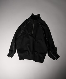 HARE | 【UNDER GROUND MODE】ZIPラインハーフZIPスウェット(HARE)(スウェット)