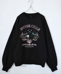 Starting Over | 裏毛 先染め プリント クルーネック/トレーナー/スウェット/プルオーバー/レディース メンズ ユニセックス(スウェット)