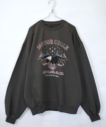 Starting Over | 裏毛 先染め プリント クルーネック/トレーナー/スウェット/プルオーバー/レディース メンズ ユニセックス(スウェット)