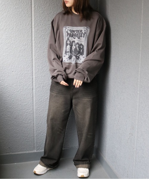 Starting Over（スターティングオーバー）の「裏毛 先染め プリント クルーネック/トレーナー/スウェット/プルオーバー（スウェット・メンズ・チャコールグレー/グレー系その他2/グレー系その他/ブラック系その他2/ブラック系その他/ブラック・M/L/XL）」の14枚目の写真