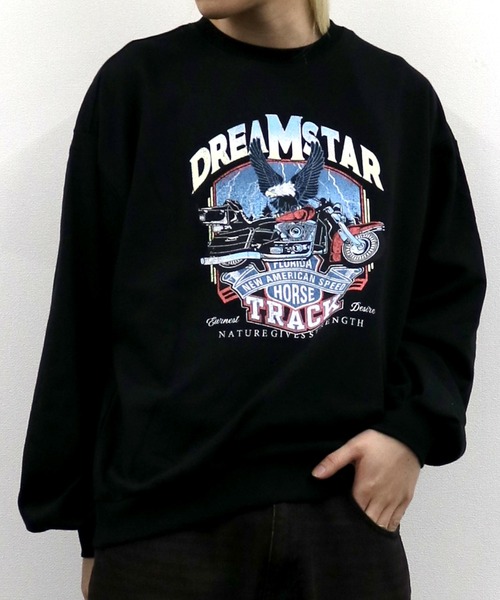 Starting Over（スターティングオーバー）の「裏毛 先染め プリント クルーネック/トレーナー/スウェット/プルオーバー（スウェット・メンズ・チャコールグレー/グレー系その他2/グレー系その他/ブラック系その他2/ブラック系その他/ブラック・M/L/XL）」の7枚目の写真