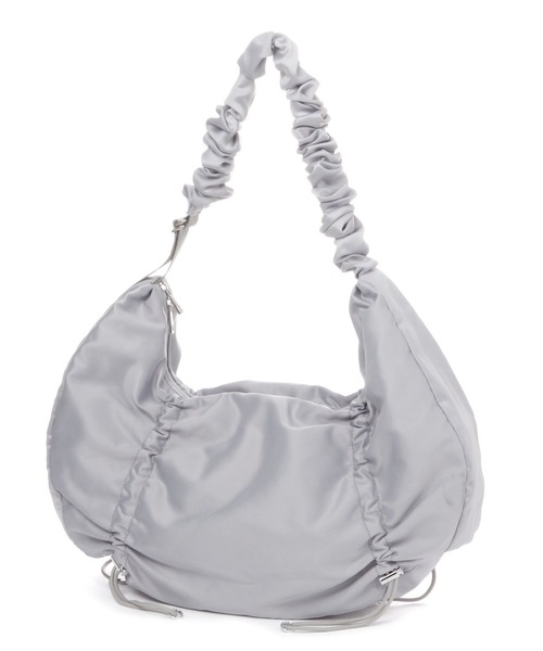 LAKOLE(ラコレ)の「FドロストハーフムーンショルダーBAG / 996083(ショルダーバッグ・レディース・ブラック/グレー/オフホワイト・FREE)」の4枚目の写真