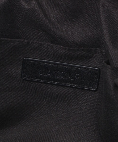 LAKOLE(ラコレ)の「FドロストハーフムーンショルダーBAG / 996083(ショルダーバッグ・レディース・ブラック/グレー/オフホワイト・FREE)」の21枚目の写真