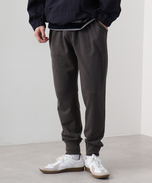 FUNALIVE(ファンアライブ)の「Cut jogger pants / カットジョガーパンツ unisex(スウェットパンツ・メンズ・ブラック/杢グレー/チャコールグレー・M/L/XL)」の2枚目の写真