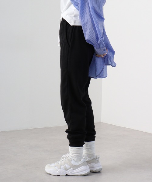 FUNALIVE(ファンアライブ)の「Cut jogger pants / カットジョガーパンツ unisex(スウェットパンツ・メンズ・ブラック/杢グレー/チャコールグレー・M/L/XL)」の6枚目の写真