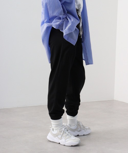 FUNALIVE(ファンアライブ)の「Cut jogger pants / カットジョガーパンツ unisex(スウェットパンツ・メンズ・ブラック/杢グレー/チャコールグレー・M/L/XL)」の8枚目の写真