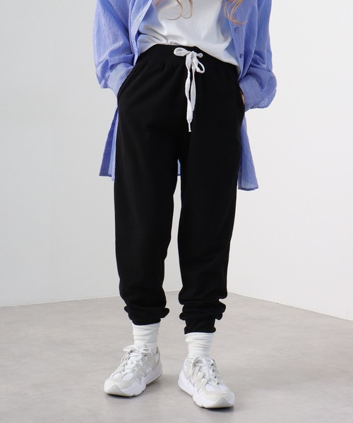 FUNALIVE(ファンアライブ)の「Cut jogger pants / カットジョガーパンツ unisex(スウェットパンツ・メンズ・ブラック/杢グレー/チャコールグレー・M/L/XL)」の5枚目の写真