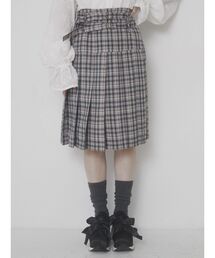 merry jenny | checkミディプリーツスカート(スカート)