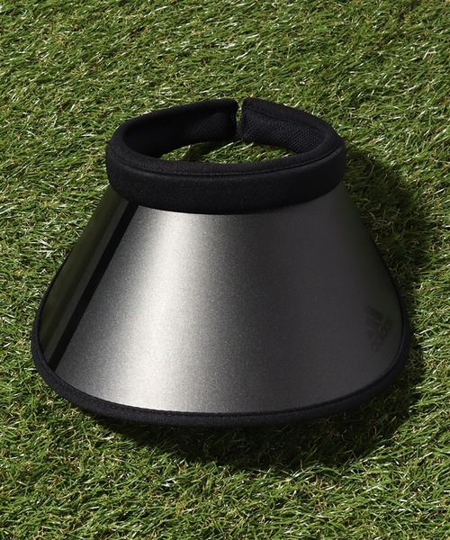 adidas（アディダス）の「【adidas/アディダス】3ストライプ クリップサンバイザー（サンバイザー・レディース・ブラック/ネイビー・FREE）」の3枚目の写真