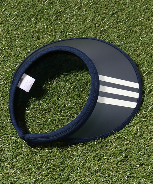 adidas（アディダス）の「【adidas/アディダス】3ストライプ クリップサンバイザー（サンバイザー・レディース・ブラック/ネイビー・FREE）」の11枚目の写真