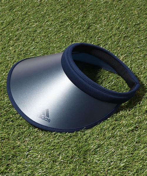 adidas（アディダス）の「【adidas/アディダス】3ストライプ クリップサンバイザー（サンバイザー・レディース・ブラック/ネイビー・FREE）」の9枚目の写真