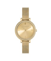 OLIVIA BURTON（オリビアバートン）の「「OLIVIA BURTON/オリビアバートン」クラシックス - 30mm ヴィンテージ ビーズ ライト ゴールド サンレイ メッシュ（アナログ腕時計）」