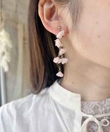 m.soeur | かすみ草とパールのイヤリング(イヤリング)