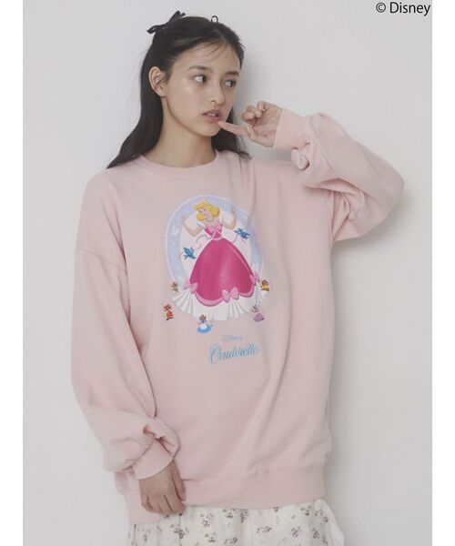 merry jenny(メリージェニー)の「【ディズニーコラボ】Cinderellaスウェット / シンデレラスウェット(スウェット・レディース・グレー/オフホワイト/ピンク・FREE)」の20枚目の写真