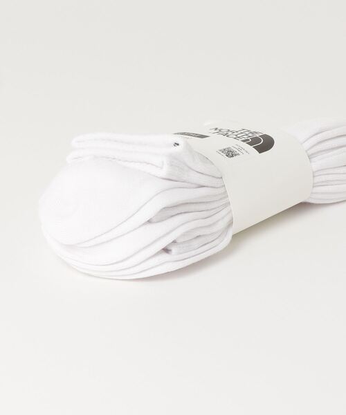 THE NORTH FACE（ザノースフェイス）の「【THE NORTH FACE】TNF Jacquard Logo 3P Crew（ソックス/靴下・メンズ・ホワイト×ブラック/ブラック×ホワイト・MEDIUM/SMALL/LARGE）」の5枚目の写真