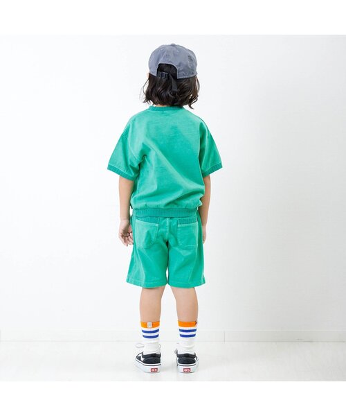 F.O.KIDS（エフオーキッズ）の「ワイドカットハーフパンツ（その他パンツ・キッズ・グリーン/ネイビー/ブラウン/マスタード・140/95/120/110/100/90/130/80/150）」の6枚目の写真