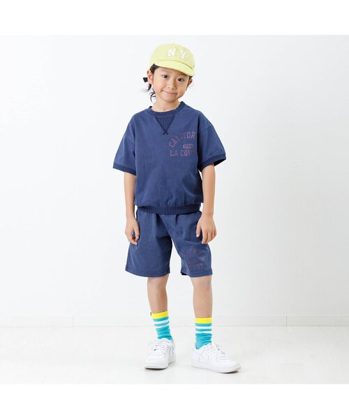 F.O.KIDS（エフオーキッズ）の「ワイドカットハーフパンツ（その他パンツ・キッズ・グリーン/ネイビー/ブラウン/マスタード・140/95/120/110/100/90/130/80/150）」の7枚目の写真