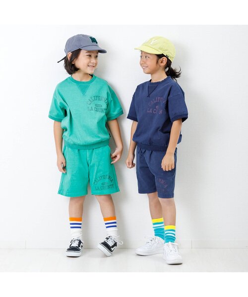 F.O.KIDS（エフオーキッズ）の「ワイドカットハーフパンツ（その他パンツ・キッズ・グリーン/ネイビー/ブラウン/マスタード・140/95/120/110/100/90/130/80/150）」の9枚目の写真