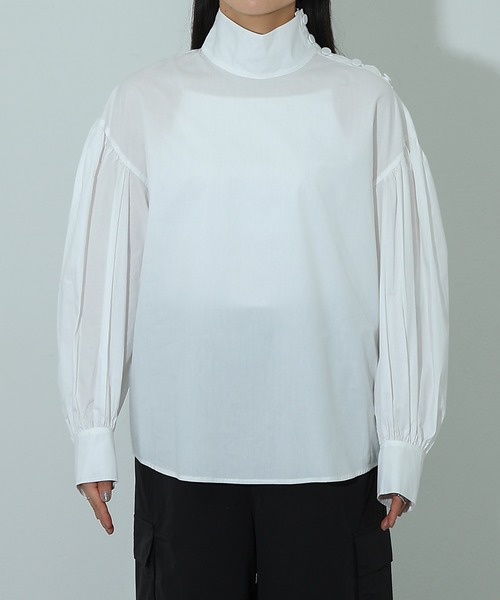 COLONY 2139（コロニートゥーワンスリーナイン）の「スタンドタイブラウス（シャツ/ブラウス・レディース・オフホワイト/ブラック・FREE）」の22枚目の写真