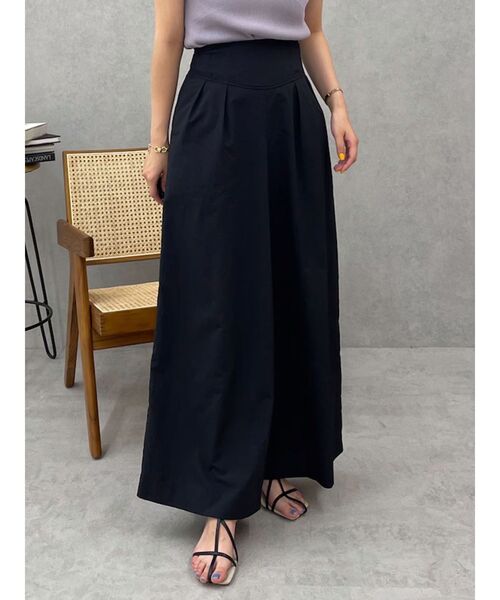 LAGUNAMOON(ラグナムーン)の「コルセットワイドパンツ(その他パンツ・レディース・ブラック/アイボリー・MEDIUM/SMALL)」の2枚目の写真