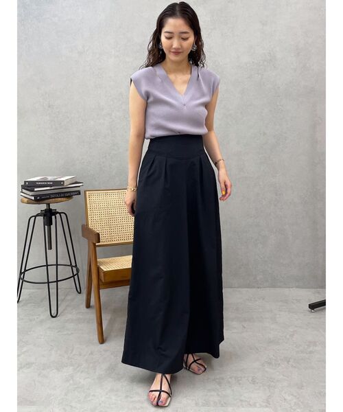 LAGUNAMOON(ラグナムーン)の「コルセットワイドパンツ(その他パンツ・レディース・ブラック/アイボリー・MEDIUM/SMALL)」の3枚目の写真