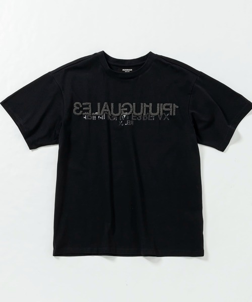 1PIU1UGUALE3 RELAX (ウノピゥウノウグァーレトレ リラックス)の「1PIU1UGUALE3 RELAX(ウノピゥウノウグァーレトレ リラックス)フロントロゴ ロゴ刺繍 シルケットワイド半袖Tシャツ(Tシャツ/カットソー・メンズ・ブラック/ホワイト・S/M/L/XL/XXL)」の14枚目の写真