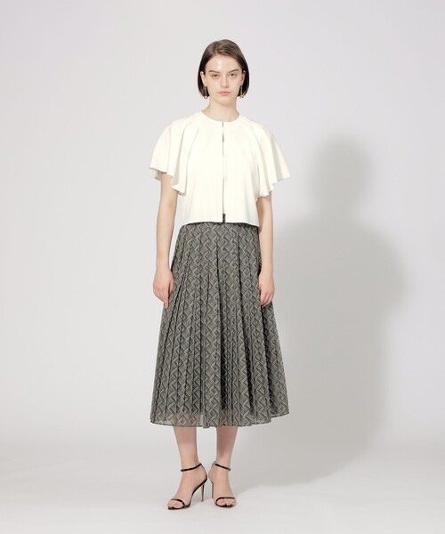 【セール】レーヨンナイロンストレッチ フレアスリーブボレロ（カーディガン/ボレロ）｜EPOCA（エポカ）