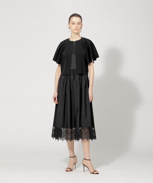 【セール】レーヨンナイロンストレッチ フレアスリーブボレロ（カーディガン/ボレロ）｜EPOCA（エポカ）