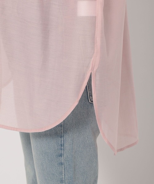 LOWRYS FARM(ローリーズファーム)の「シアーシャツLS 986886(シャツ/ブラウス・レディース・グレー/アイボリー/ブラック/その他/ピンク/その他1/ブルー/ブルーグリーン・SHORT/LONG)」の19枚目の写真