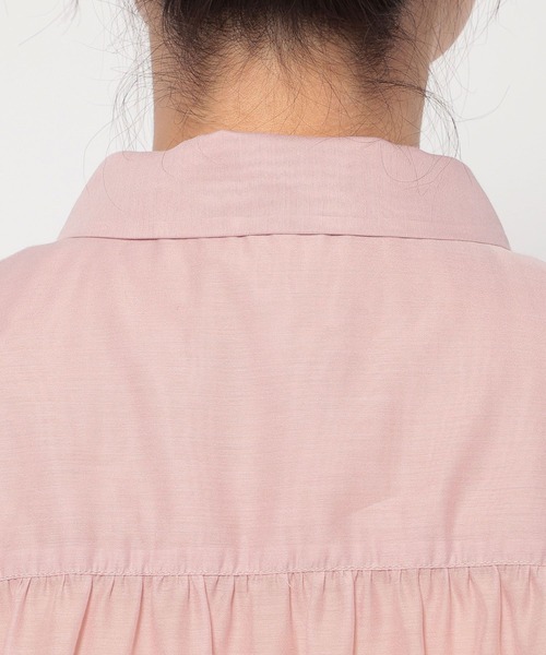 LOWRYS FARM(ローリーズファーム)の「シアーシャツLS 986886(シャツ/ブラウス・レディース・グレー/アイボリー/ブラック/その他/ピンク/その他1/ブルー/ブルーグリーン・SHORT/LONG)」の20枚目の写真