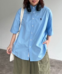 U.S. POLO ASSN. | 1ポイント刺繍半袖シャツ(シャツ/ブラウス)