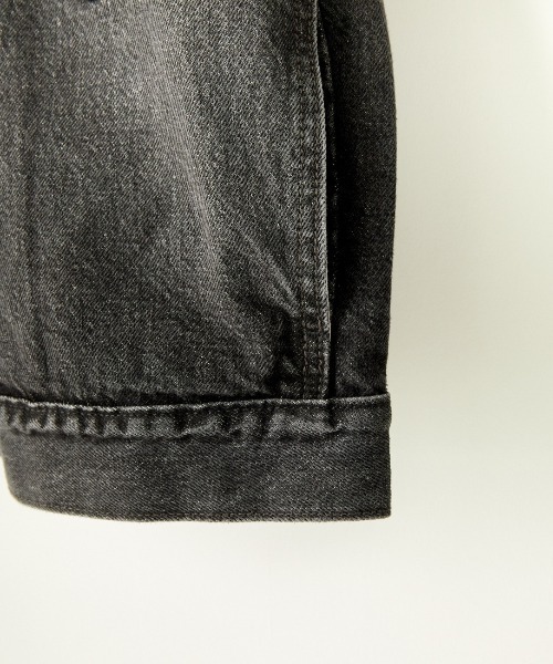 Levi's（リーバイス）の「[LEVI’S/リーバイス] TYPE 1 TRUCKER デニムジャケット（デニムジャケット・レディース・ライトインディゴブルー/ブラック・M/L/XL）」の9枚目の写真